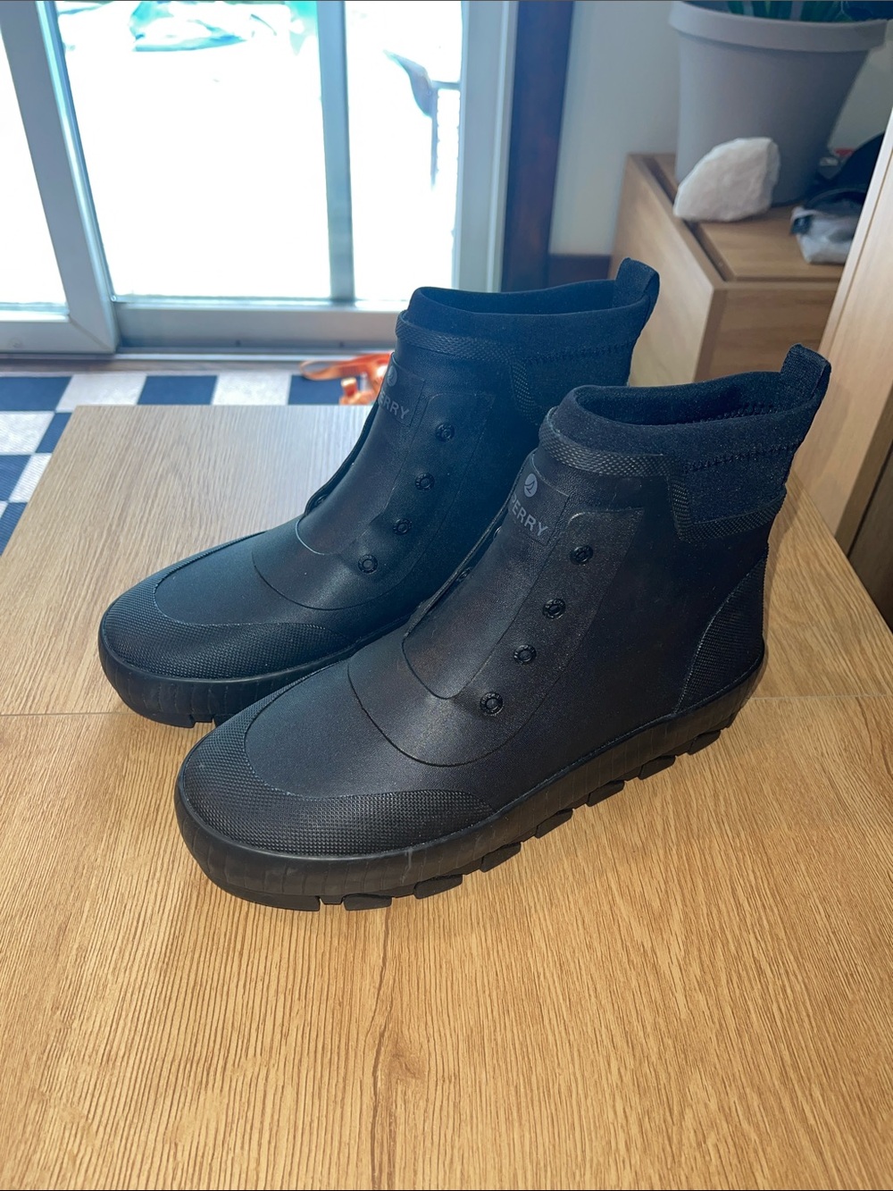 Sperry Chelsea style rain boot